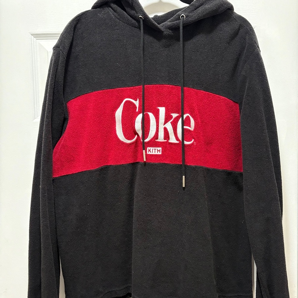 Kith Black and Red Sweatshirt Hoodie